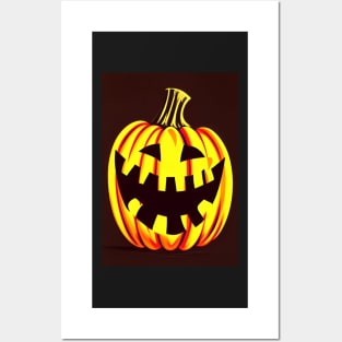 HALLOWEEN PUMPKIN Posters and Art